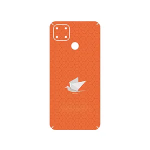 MAHOOT Minimalist origami bird Cover Sticker for Realme C25s