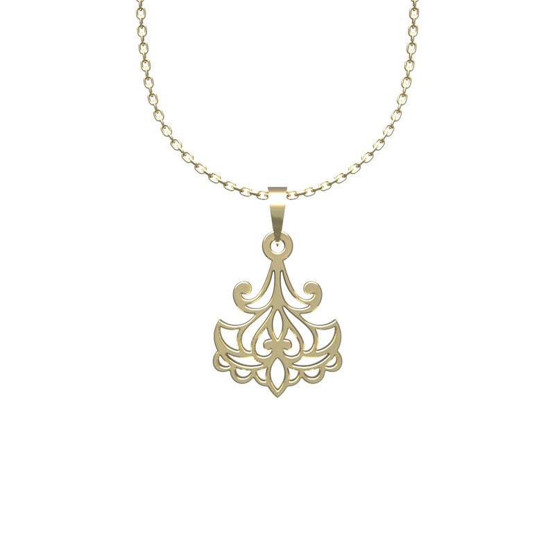 گردنبند طلا 18 عیار زنانه مدوپد مدل هندسی کد TT2-1-1189 گردنبند طلا 18 عیار زنانه مدوپد مدل هندسی کد TT2-1-1189