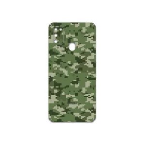 MAHOOT Army-Green-Pixel Cover Sticker for Samsung Galaxy M21