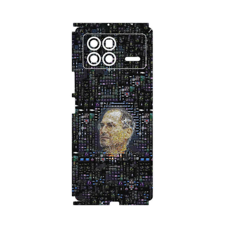 برچسب پوششی ماهوت مدل Collage of Steve Jobs 2-FullSkin مناسب برای گوشی موبایل شیائومی Mix Fold 3