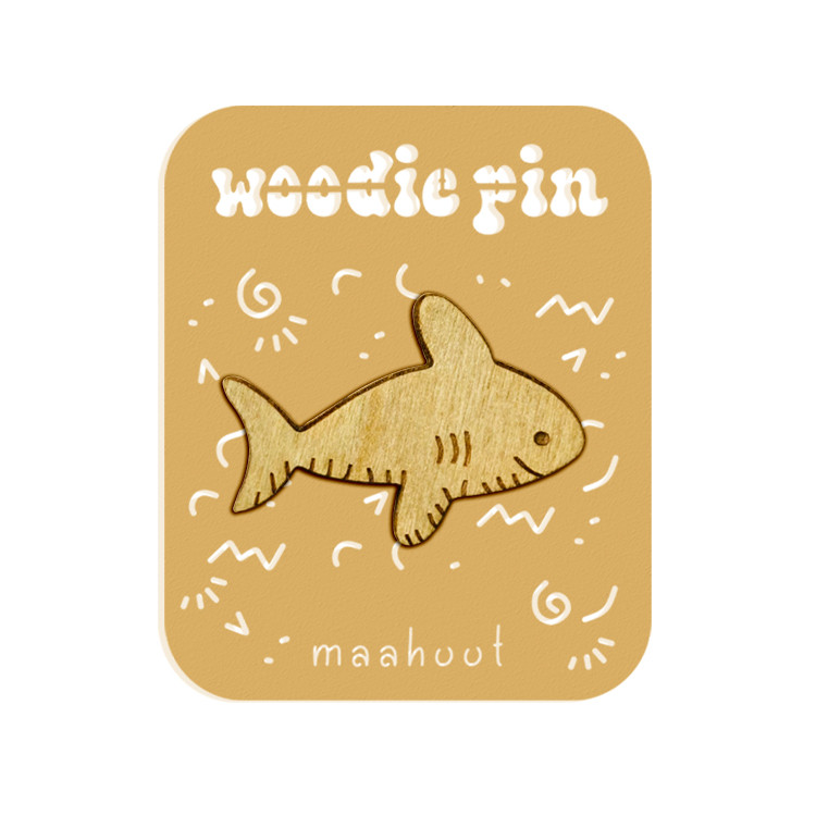 سنجاق سینه زنانه ماهوت طرح کوسه کد Sh-01 سنجاق سینه زنانه ماهوت طرح کوسه کد Sh-01