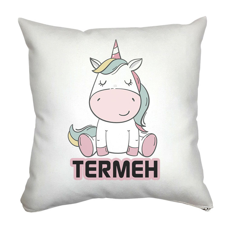 کوسن مدل اسب تک شاخ طرح ترمه