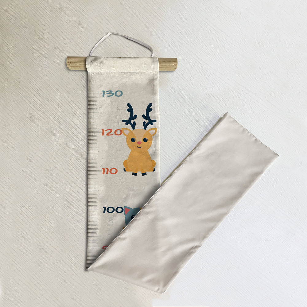 متر اندازه گیری کودک شمسه نگار مدل DTB417 طرح حیوانات