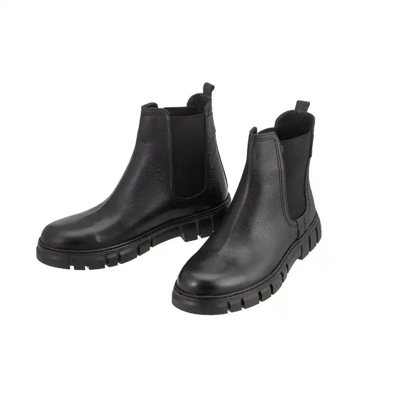 نیم بوت زنانه مدل چرمی ساده