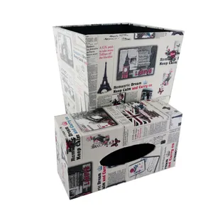 ست سطل و جای دستمال کاغذی مدل توریست کد PA100500 