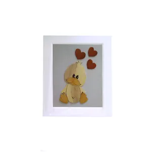 تابلو معرق کاری مدل جوجه 