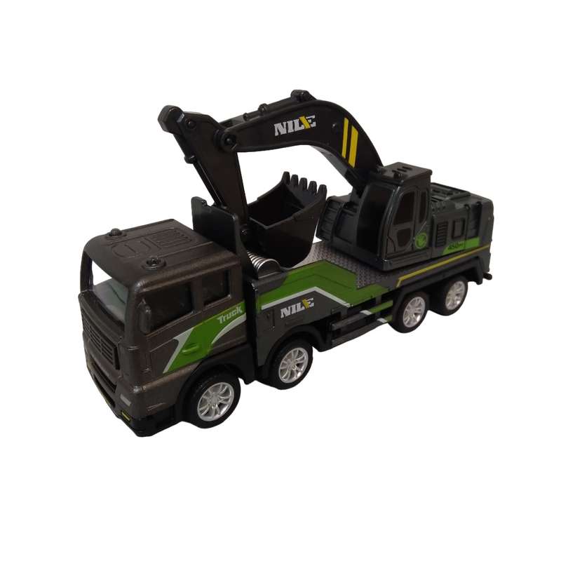 ماشین بازی مدل کامیون طرح بیل مکانیکی کد 127