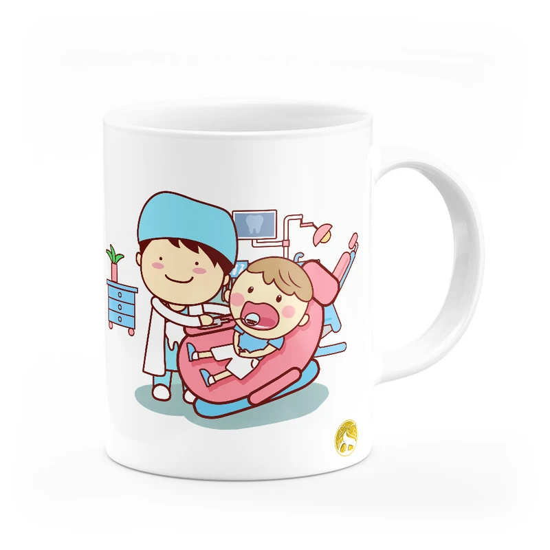 ماگ هومرو طرح دندانپزشک مدل MG9799