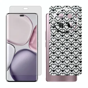 Glass Together model transparent screen protector suitable for Honor X9c mobile phone with back cover sticker