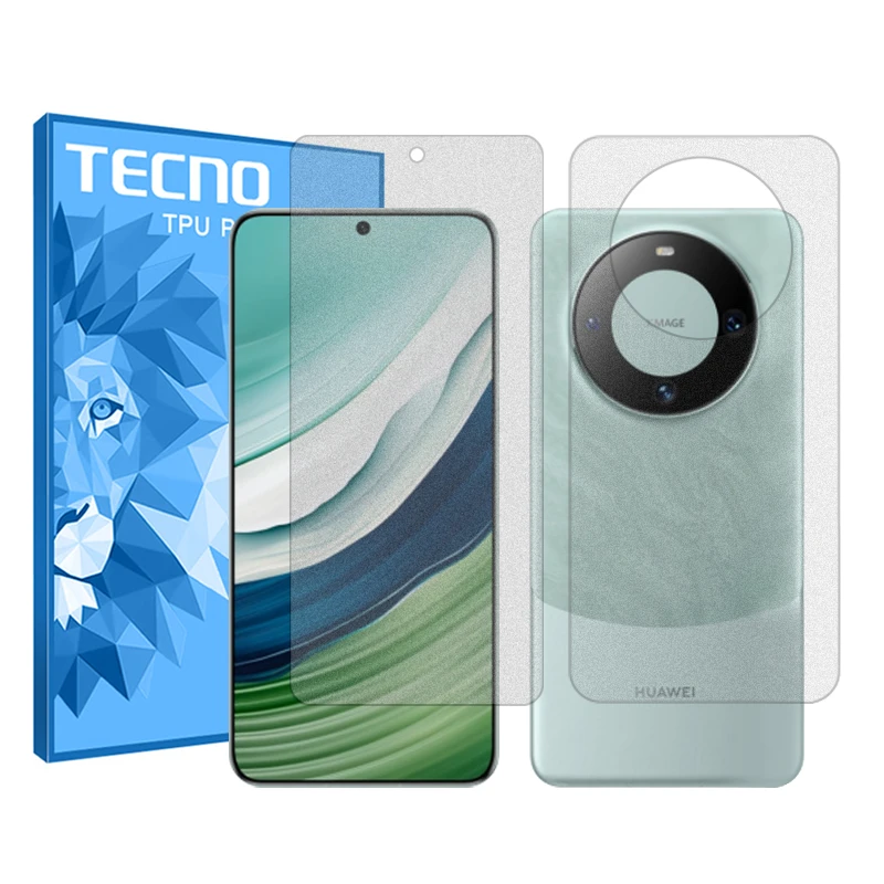 محافظ صفحه نمایش مات تکنو مدل HyMTT مناسب برای گوشی موبایل هوآوی Mate 60 به همراه محافظ پشت گوشی