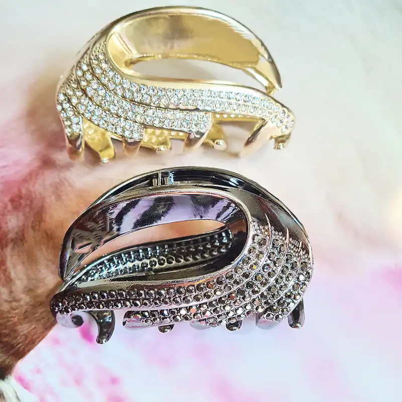 کلیپس مو زنانه مدل بال قو کد brg 4115