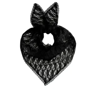 مینی اسکارف زنانه مدل گوش توری