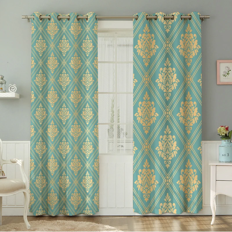 پرده نیروانا طرح  مدل مخمل کد 4546 سایز 140×280 سانتی متر