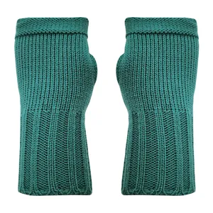 دستکش بافتنی زنانه مدل سیمپل کد ZGS01-GBL