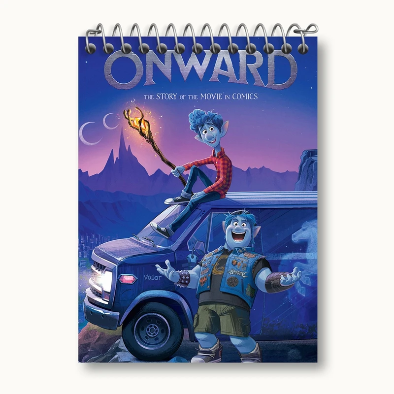 دفتر یادداشت 50 برگ خندالو مدل به پیش Onward کد 4839