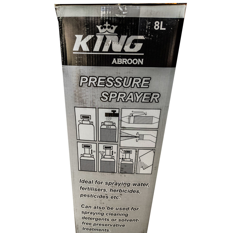 سمپاش کینگ مدل PRESSURY SPRAYER -8 گنجایش 8 لیتر