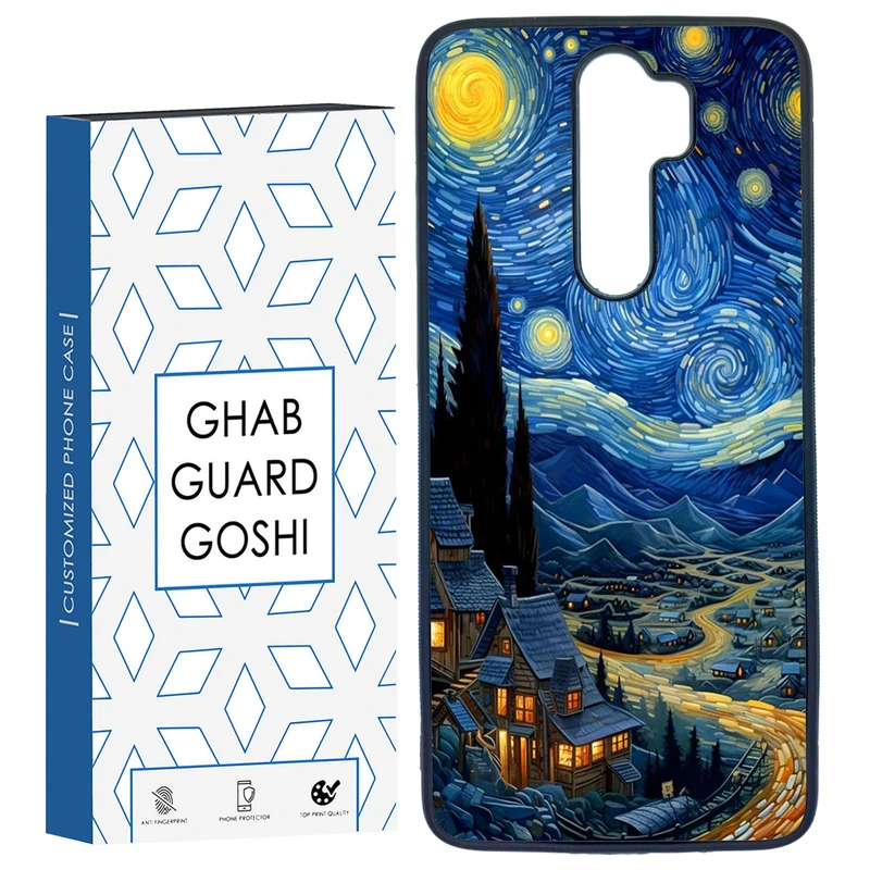 کاور قاب گارد گوشی طرح ونگوگ کد TPU-069 مناسب برای گوشی موبایل شیائومی Redmi Note 8 PRO