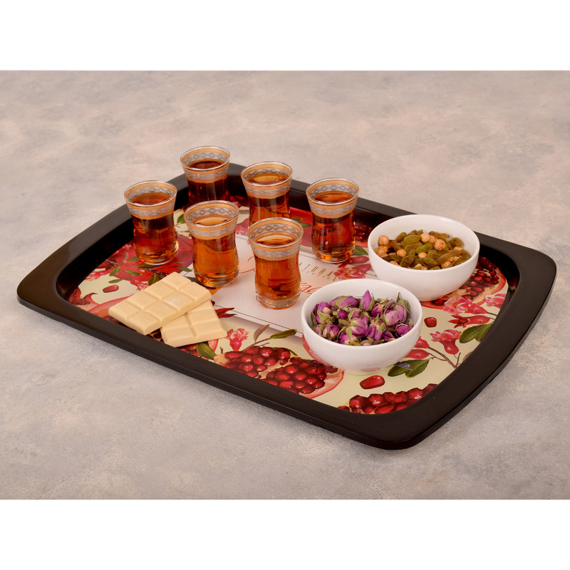 سینی مهروز مدل E-2003-48 طرح انار