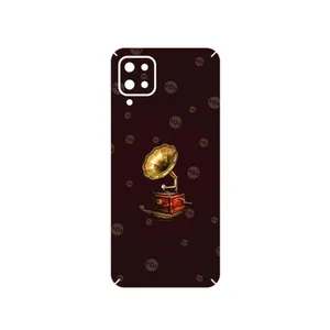 MAHOOT Gramophone Nostalgia Cover Sticker for Samsung Galaxy A12 Nacho