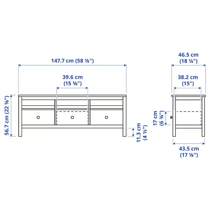 میز تلویزیون ایکیا مدل HEMNES
