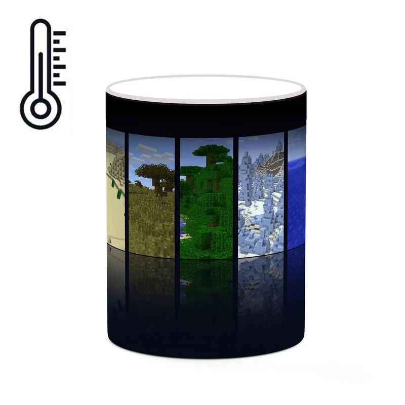 ماگ حرارتی کاکتی طرح ماینکرافت minecraft مدل mgh41137