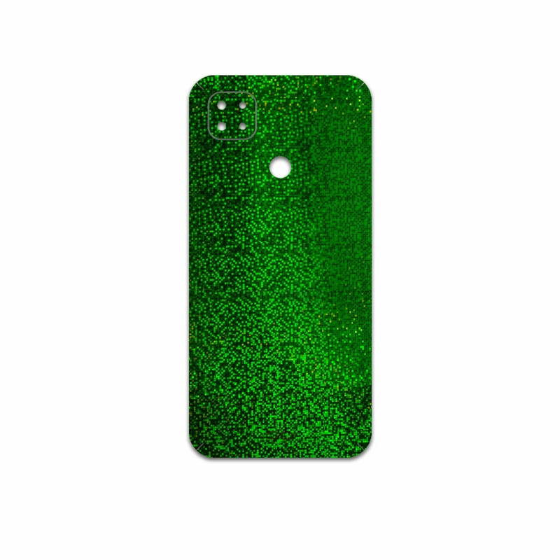 برچسب پوششی ماهوت مدل Green-Holographic مناسب برای گوشی موبایل شیائومی Poco C3