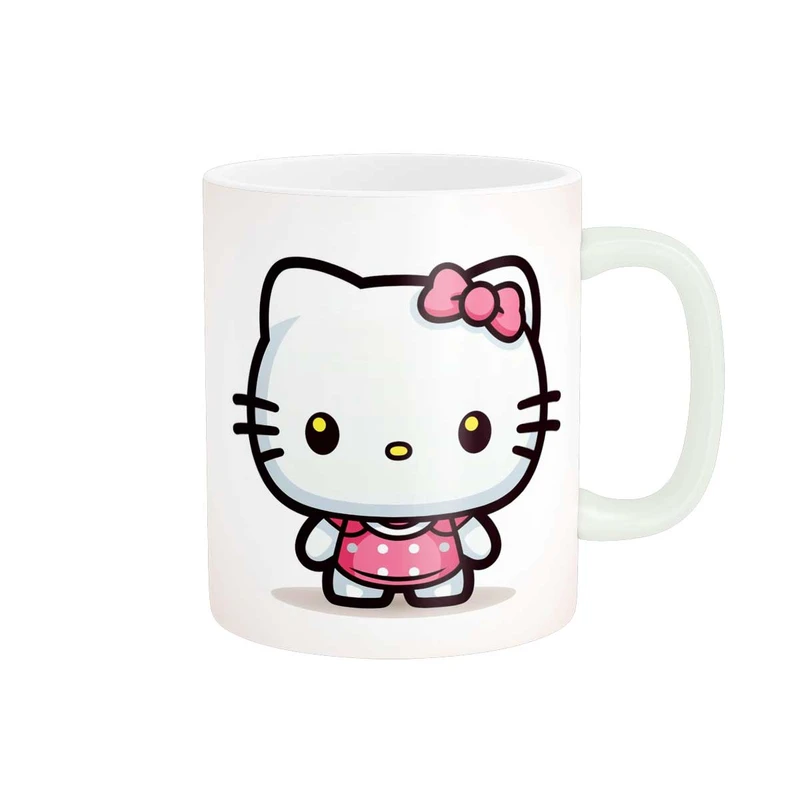 ماگ پاد آفرین طرح کارتون هلو کیتی hello kitty کد 3160