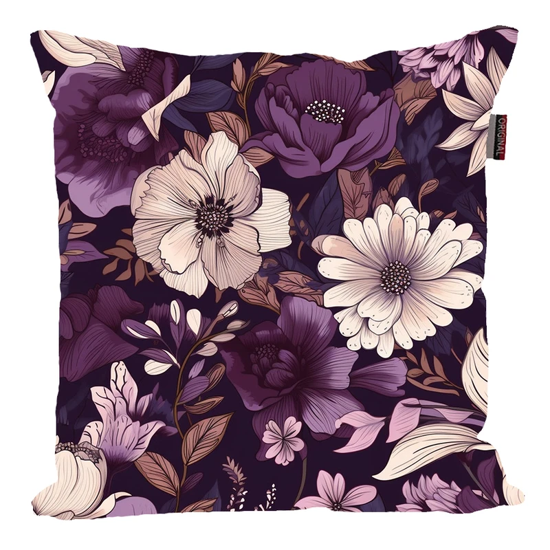 کوسن پاد آفرین مدل گل و برگ کد PK40999