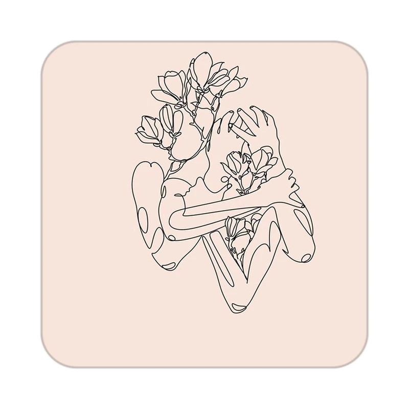 زیر لیوانی کاکتی طرح عاشقانه مدل mp36816