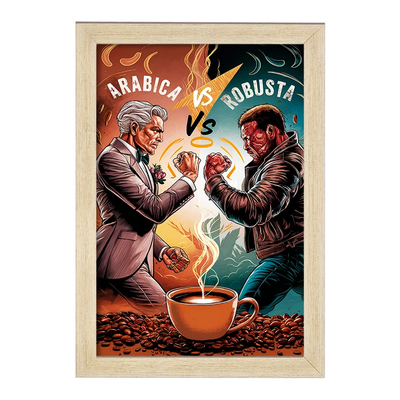 تابلو خندالو مدل قهوه (Coffee) کد F5922