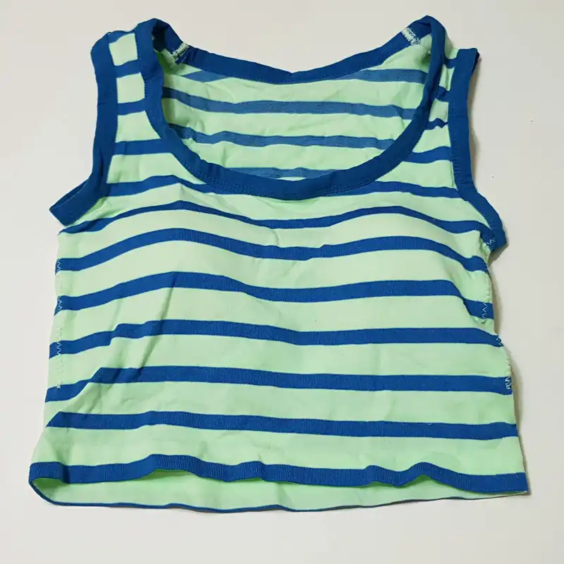 نیم تنه ورزشی زنانه ماییلدا مدل پددار بدون فنر کد 4481 رنگ سبز روشن