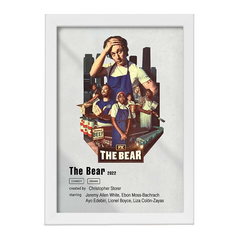 تابلو خندالو مدل خرس (The Bear) کد F11931