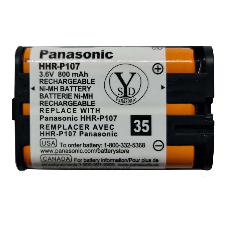 باتری تلفن بی سیم مدل P107 باتری تلفن بی سیم مدل P107