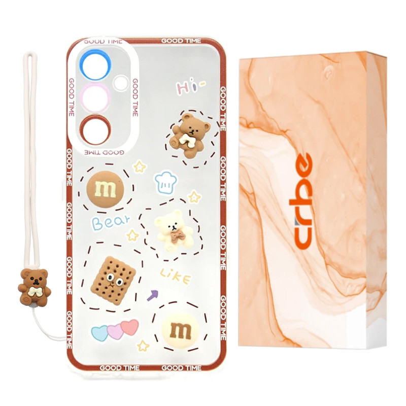 کاور کربی مدل Biscuit1 مناسب برای گوشی موبایل سامسونگ Galaxy A54 به همراه بند