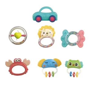 جغجغه مدل دندانگیردار کد 001 بسته 7 عددی