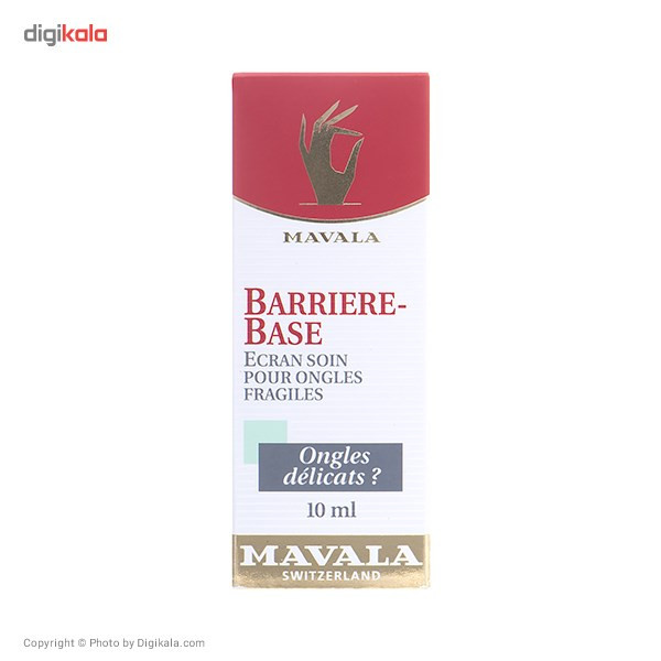محلول تقویت کننده ناخن ماوالا مدل باریربیس حجم 10 میلی لیتر