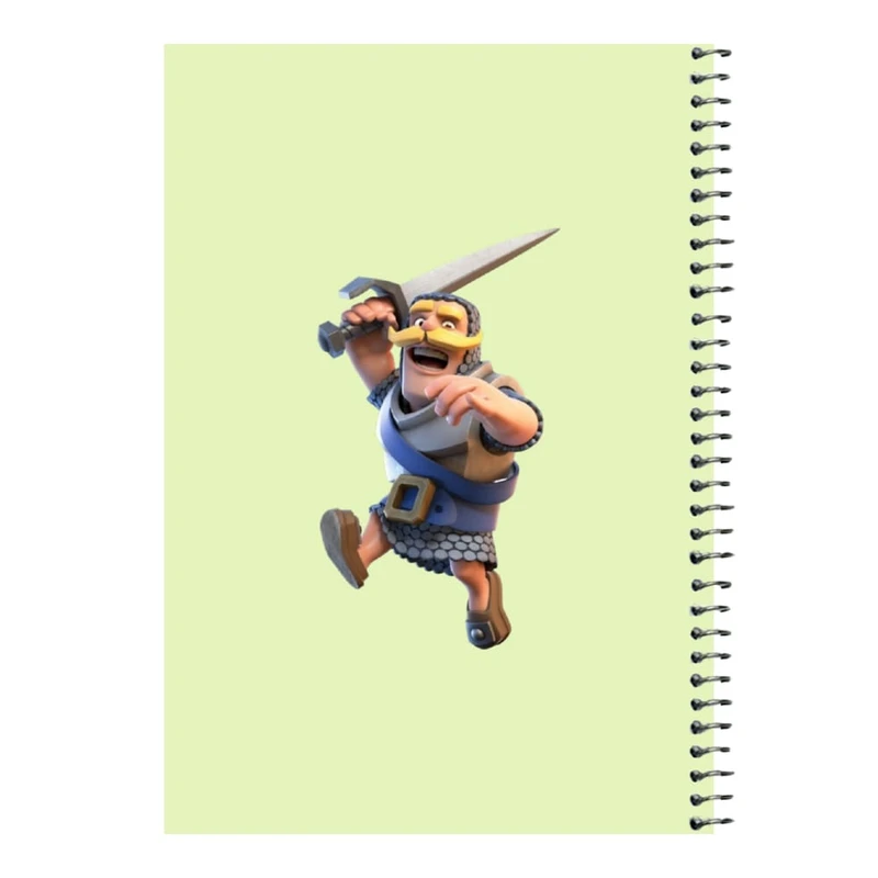 دفتر مشق 80 برگ اس جی مدل کلش رویال کد 18