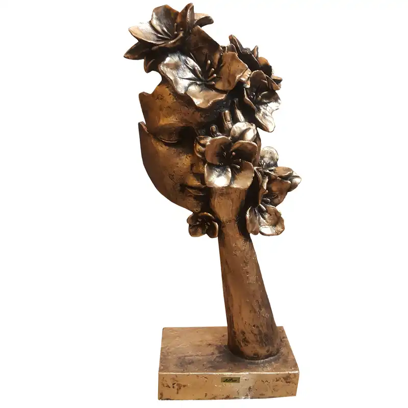مجسمه لیلپار طرح گل رخ مدل DKH-0151