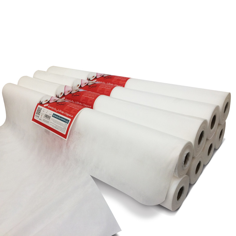 ملحفه یکبار مصرف جانان طب مدل JTDSR82025 مجموعه 8 عددی