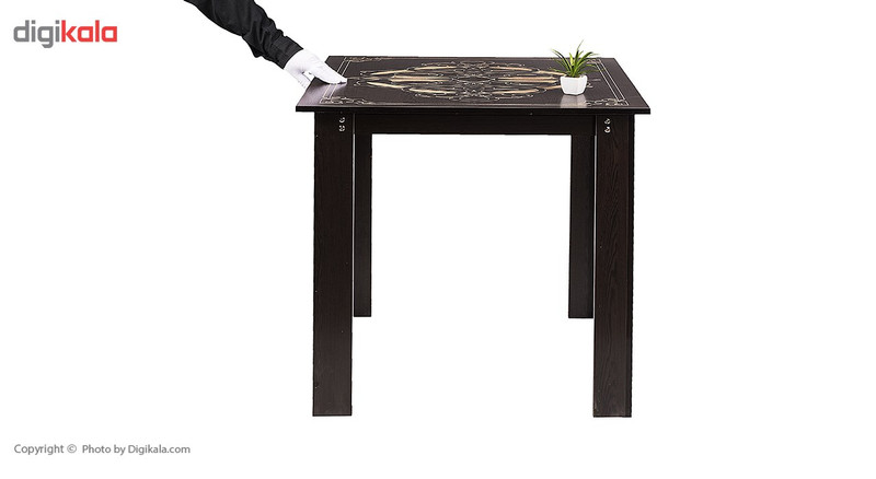میز ناهار خوری صنایع چوب قائم کد K223 سایز 80 × 80