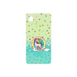 MAHOOT Rainbow unicorn adventure Cover Sticker for Huawei Shot X