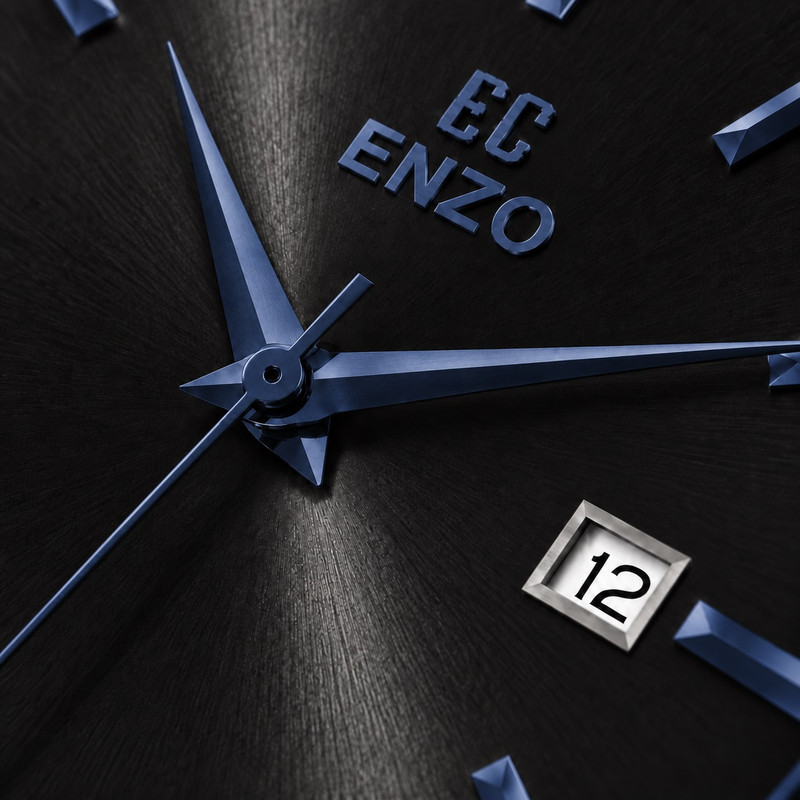 ساعت مچی عقربه‌ای کلاسیک مردانه انزو سوئیس مدل موتور ژاپن تقویم دار کد EC-618DVG
