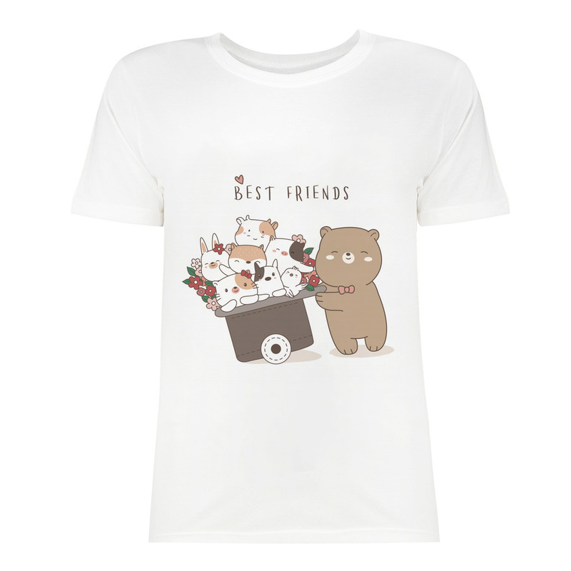 تی شرت آستین کوتاه زنانه مدل SK0004-15 063