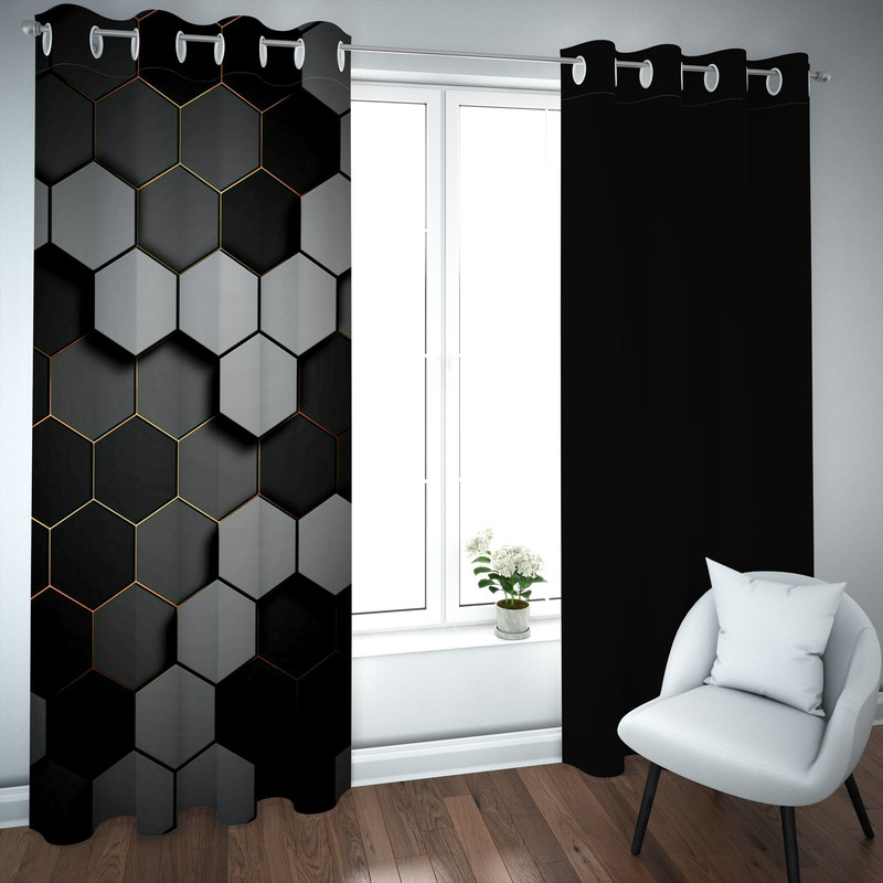 پرده مدل چاپی هازان سایز 300×150 سانتی متر 