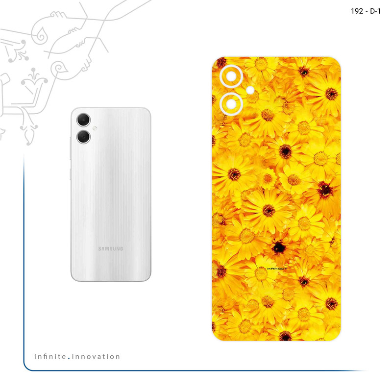 برچسب پوششی ماهوت مدل Yellow_Flower مناسب برای گوشی موبایل سامسونگ Galaxy A05