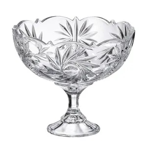 کاسه پایه دار بوهمیا مدل پینویل Pinwheel