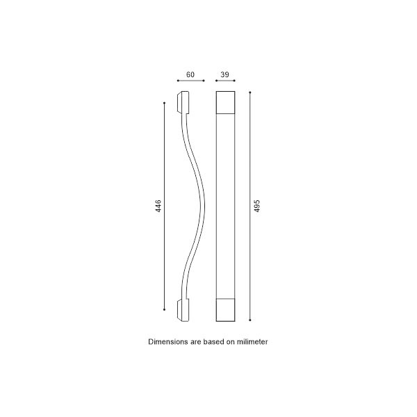 دستگیره حیاطی کد PH0301