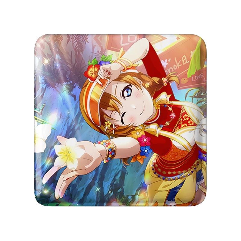 مگنت خندالو طرح رین هوشیزورا انیمه لاو لایو Love Live  مدل مربعی کد 18273