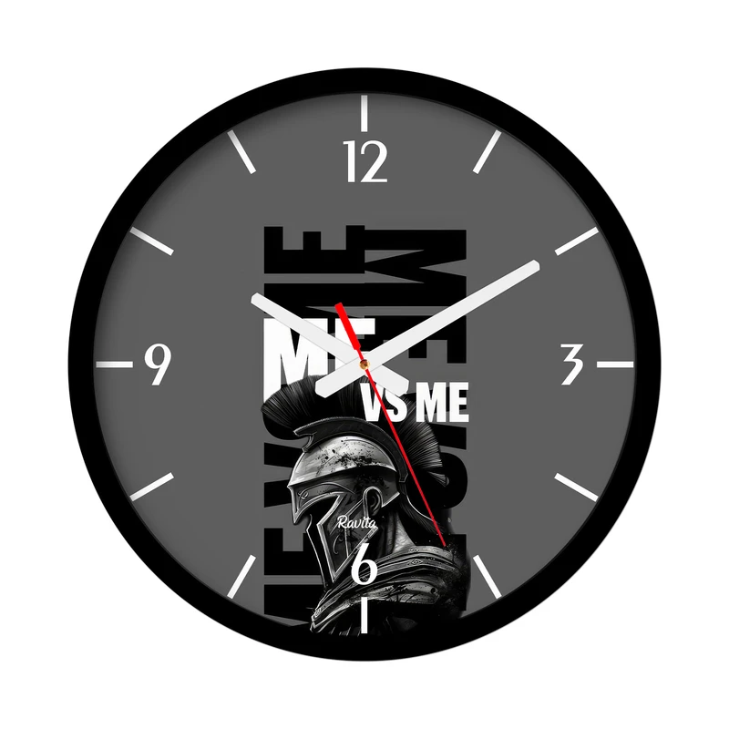 ساعت رومیزی عقربه‌ای راویتا مدل جملات انگیزشی کد 3695