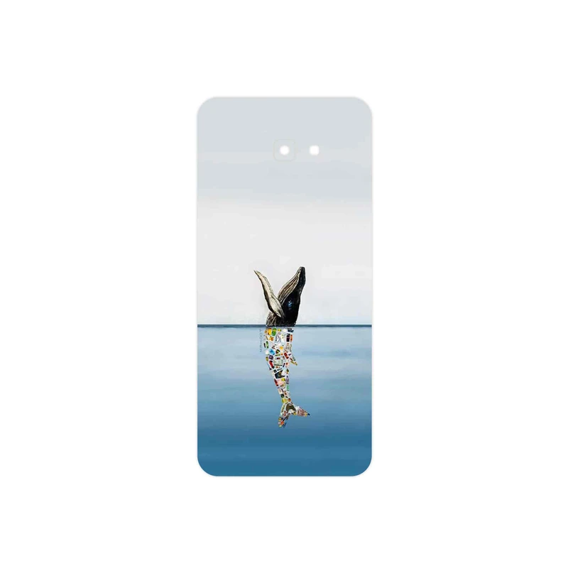 برچسب پوششی ماهوت مدل Collage of Sea Trash مناسب برای گوشی موبایل سامسونگ Galaxy J4 Plus